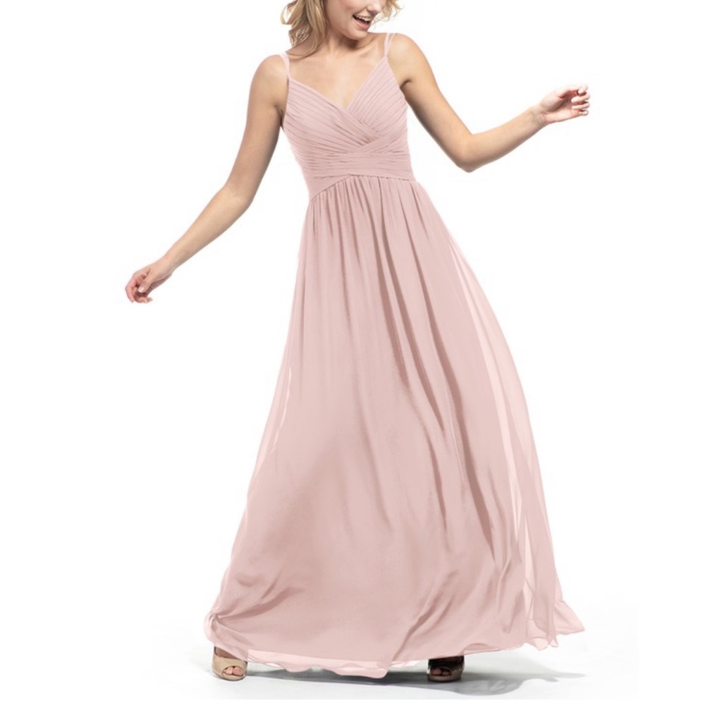 Azazie Taupe bridesmaid dress